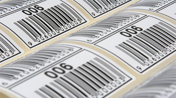 Printed barcode labels