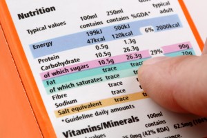 Nutritional label