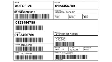 Odette Automotive Labels