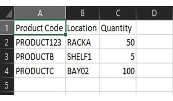 go barcode excell csv output