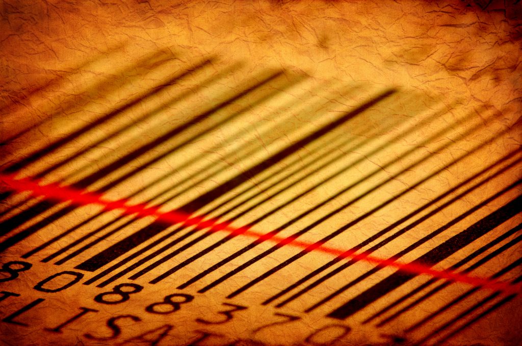 A Close-Up Barcode