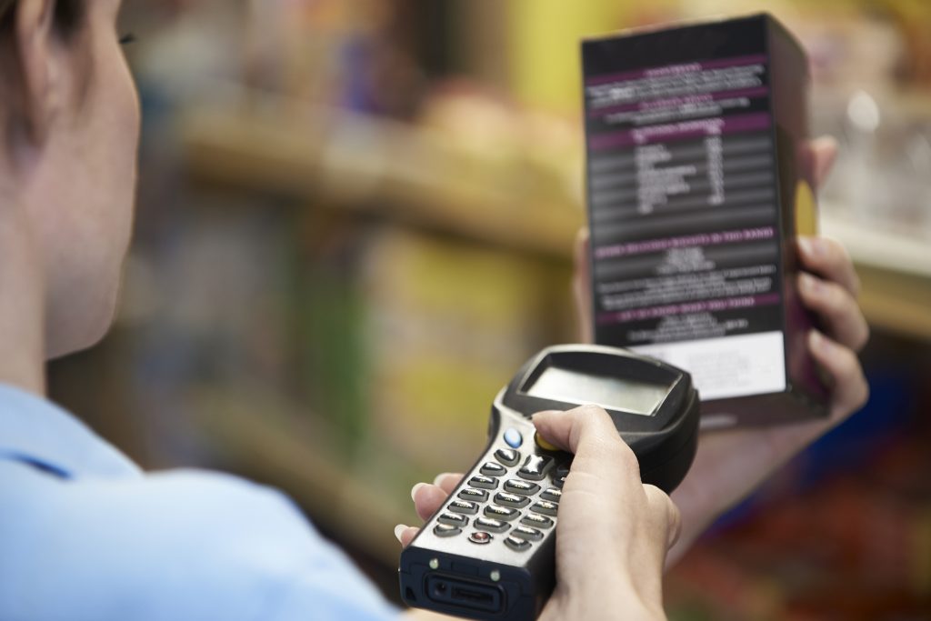 Handheld Device in a Supermarket