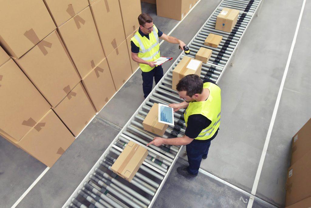 Workers in a Warehouse