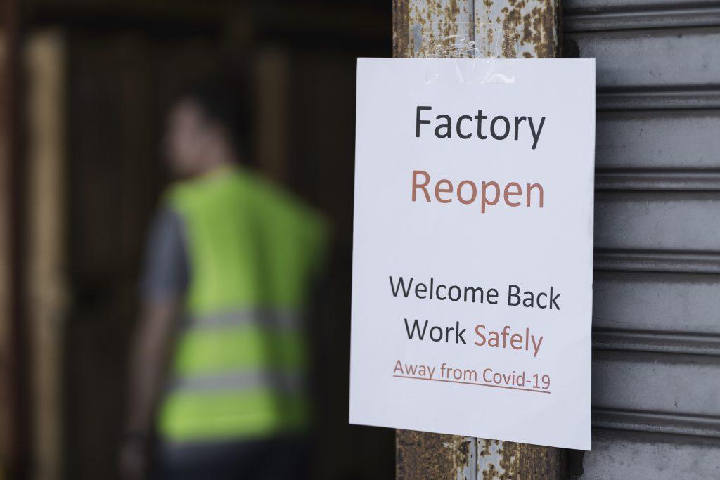 Factory reopen sign