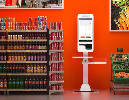 Sunmi Smart Kiosk in retailers shop